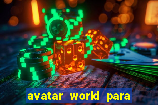 avatar world para imprimir e colorir